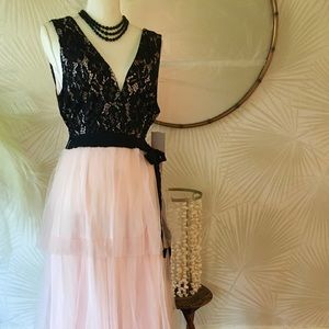 NWT Formal Avec Les Filles Pink Prom Wedding  Formal Dress 12 Homecoming